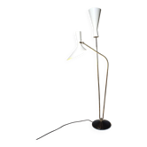 Carl Moore brass floor lamp for BAG Turgi, 1950s