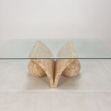 Magnussen ponte mactan stone coffee table, 1980s