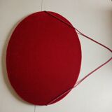 Velvet oval mirror - 59x45cm