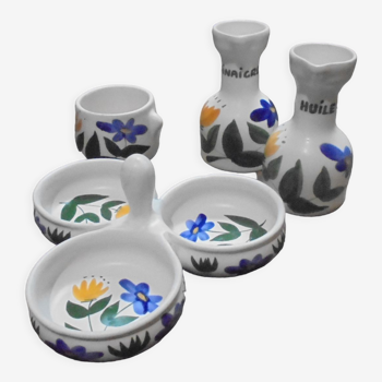 Ensemble ceramique poterie du marais 1970