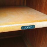 English wardrobe boarding art deco