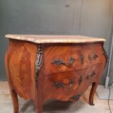 Commode in Louis XV style marquetry