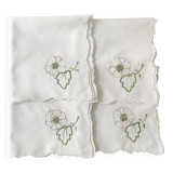 4 "Mikado Rose" Napkins