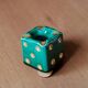 Vintage dice ashtray