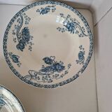 Set of 10 Deep Plates Sarreguemines Royat Models