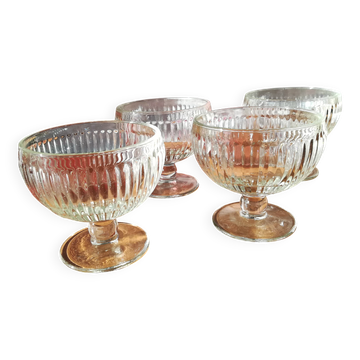 Lot de 4 Coupes à Glaces