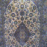 Vintage persian hand-woven keshan carpet ,240x141