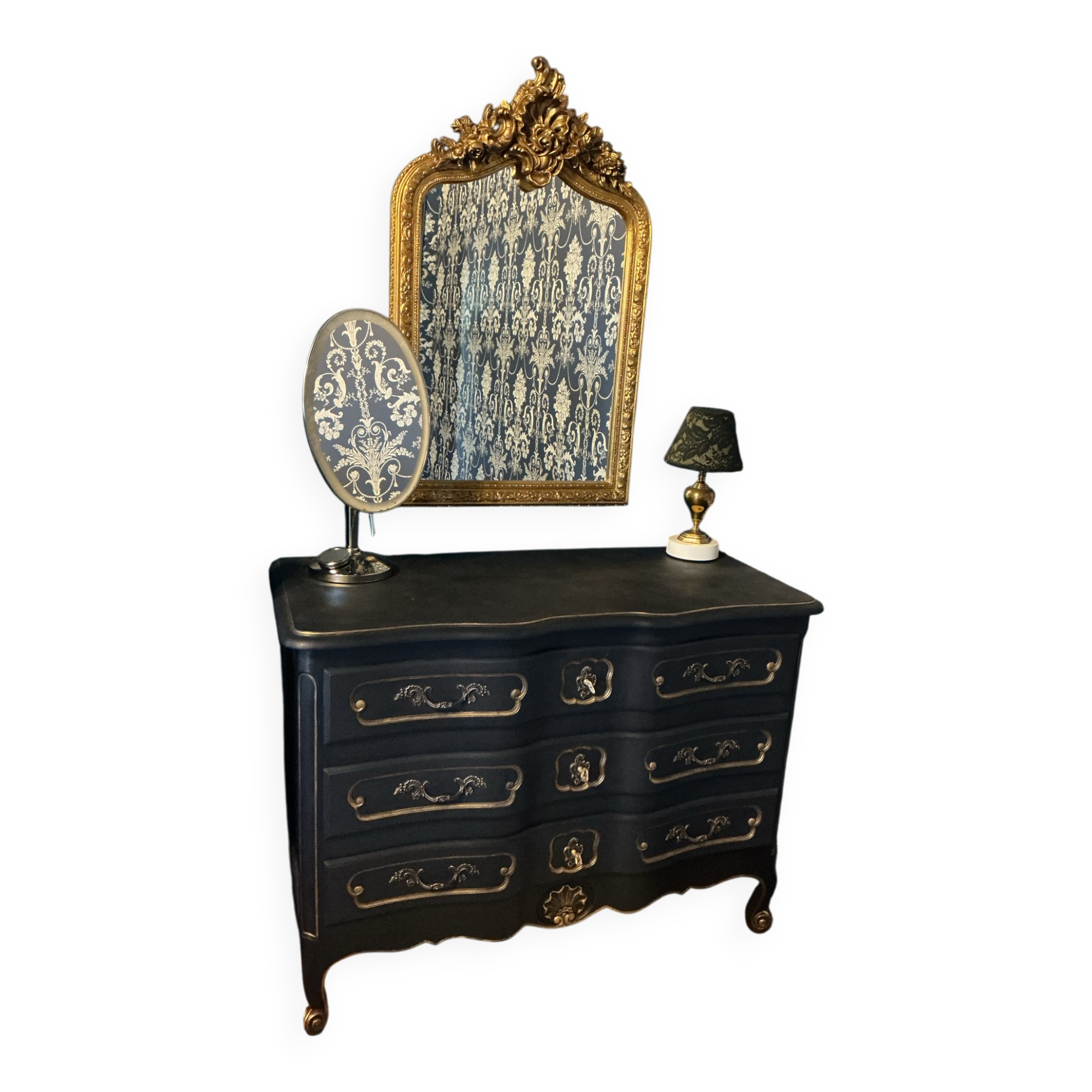 Louis XV style tomb commode reinterpreted