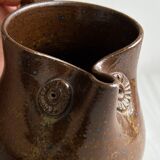 Handmade ceramic owl pitcher