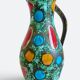 French Mid-Century Studio Pottery Pitcher/ Vase, Hand-Decorated, C. 1960