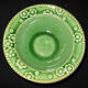 Bowl or empty pocket in green porcelain