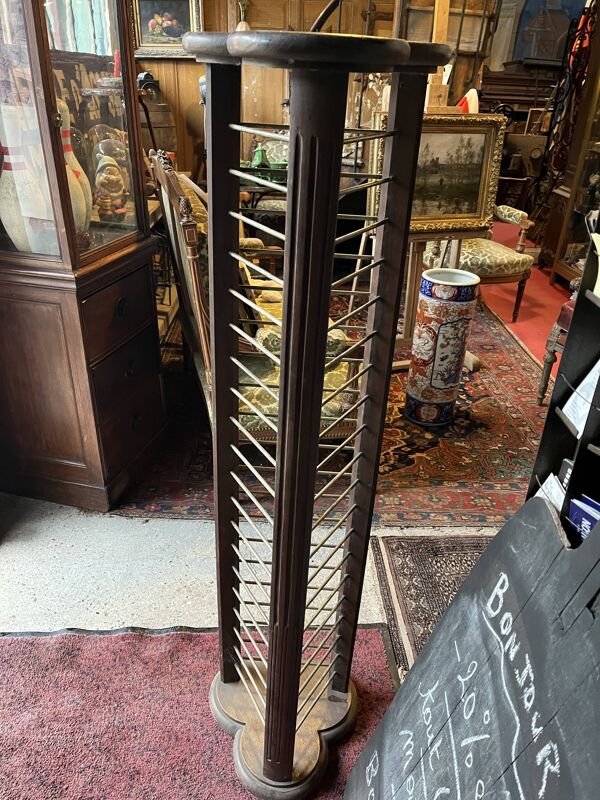 Porte assiettes d'hôtel et restaurant acajou