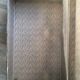 Large vintage suitcase in light metal