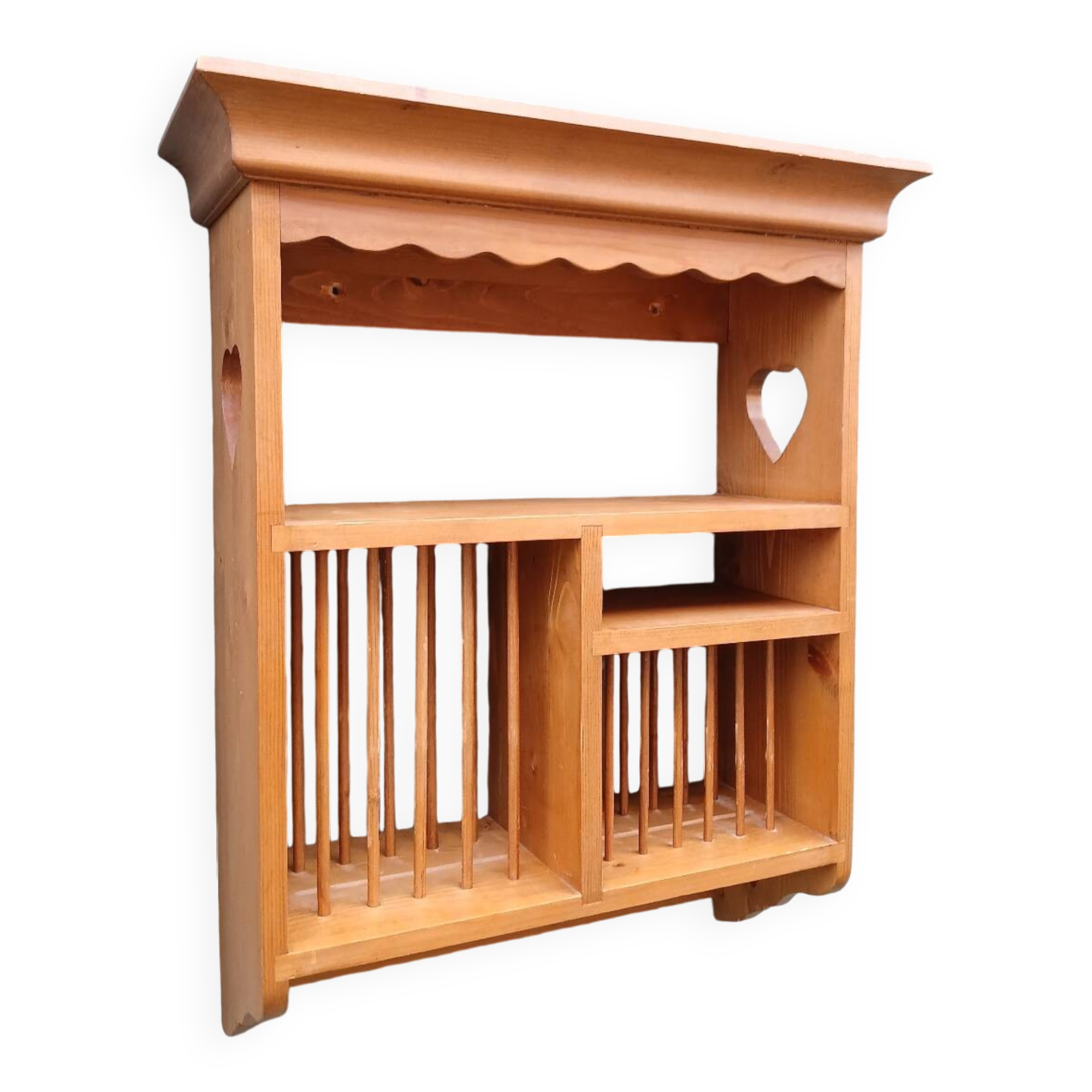 Wooden wall shelf/dresser