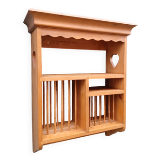 Wooden wall shelf/dresser