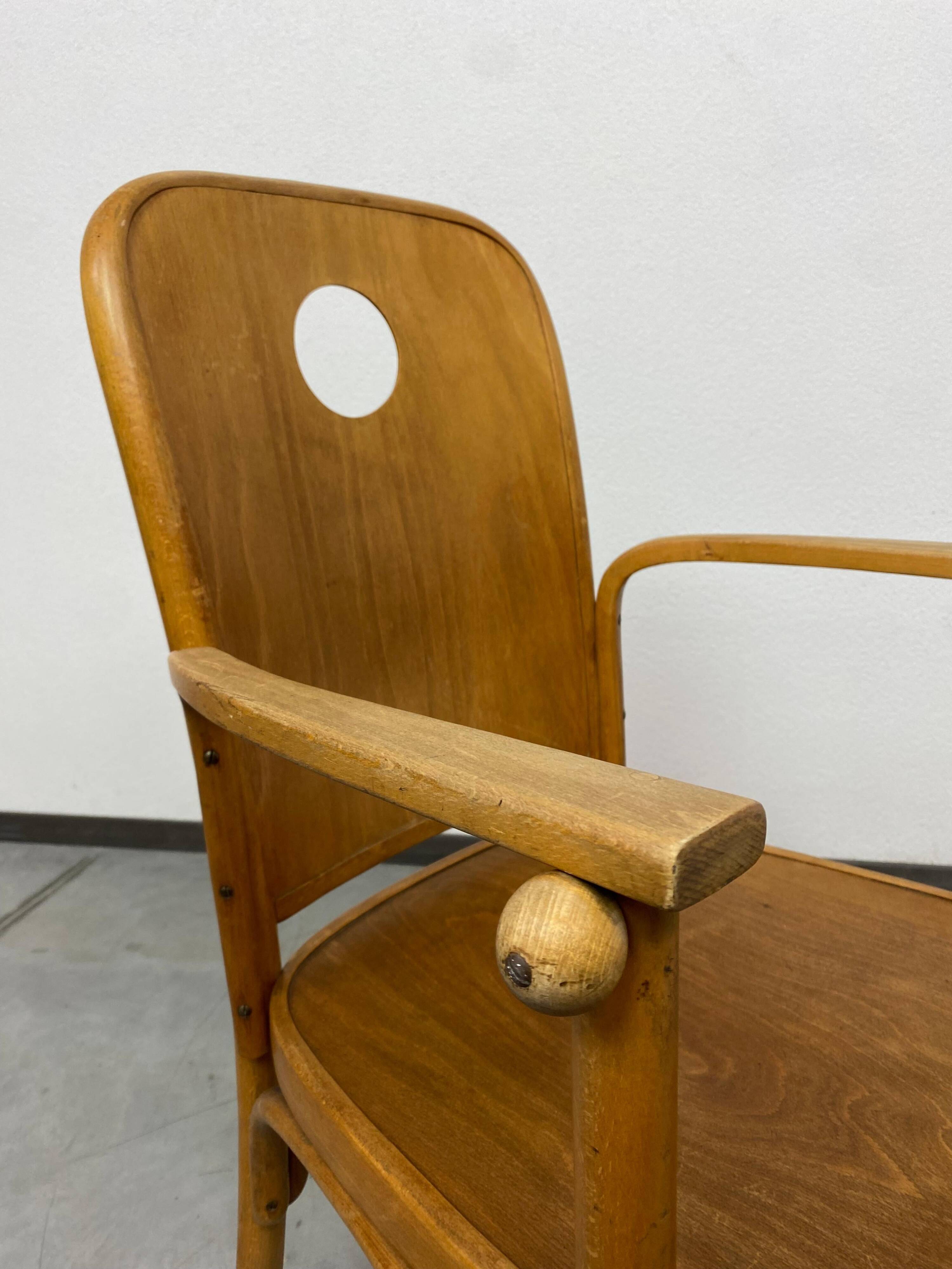 Very rare armchair no. 813 /1F by Josef Hoffmann for Jacob Josef Kohn