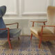 Armchair Relax Scandinavian Shepherdess wingback chair years Scandinavian 50 60