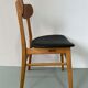Danish design chairs in teak & skai 1960