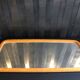 Vintage Scandinavian wooden wall mirror Froseke Edition