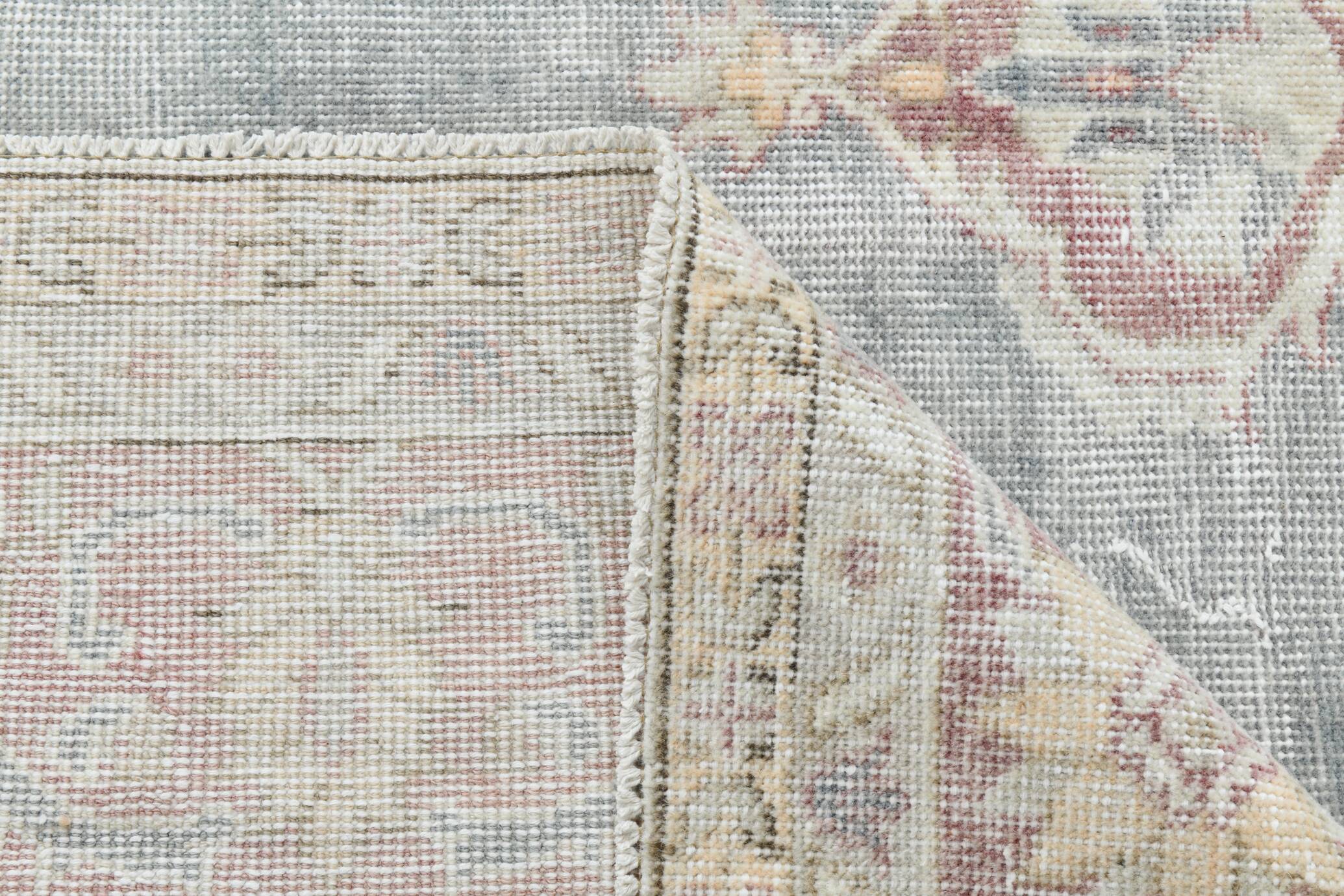 Persian Burgundy & Green Oriental Rug, 239x333Cm