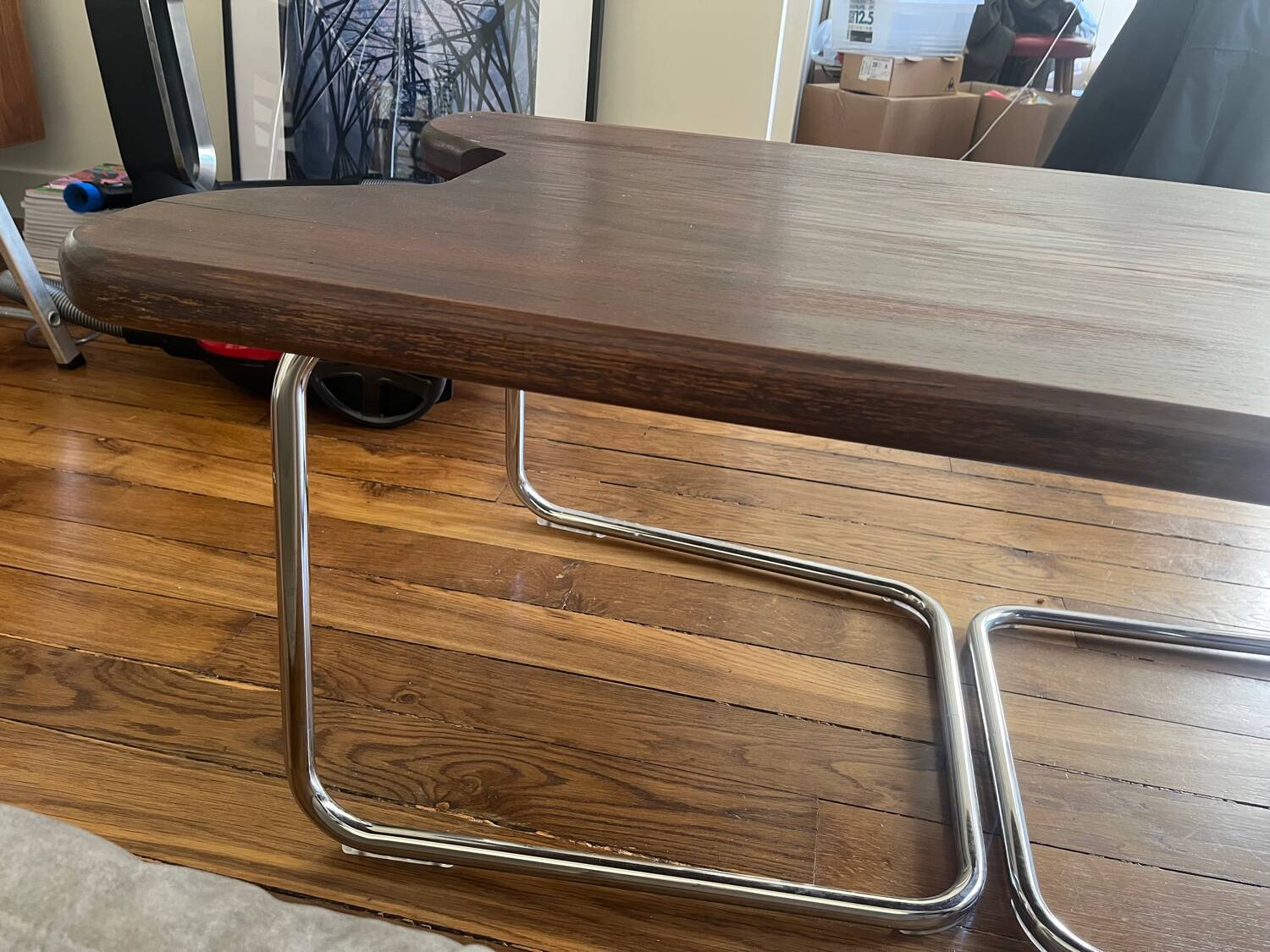 Vintage tubular coffee table