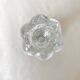Molded glass candle holder 24 cm