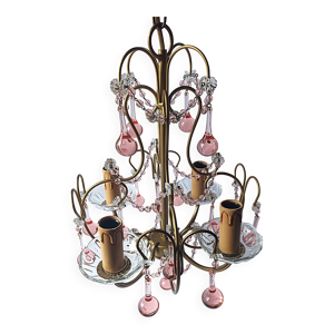 Lustre pampille vintage - murano