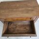 commode 4 tiroirs meuble rangement bois ronce de noyer ancienne vintag