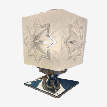 Cube art deco lamp