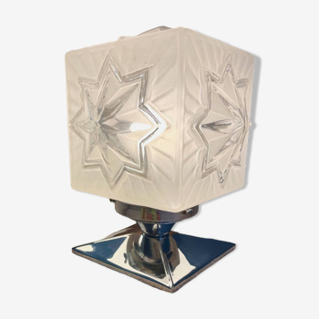 Lampe art deco cube