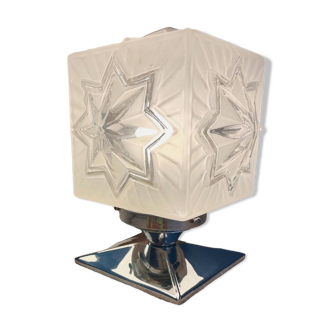 Lampe art deco cube