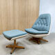 Swivel lounge chair Danish design Madsen & Schübel