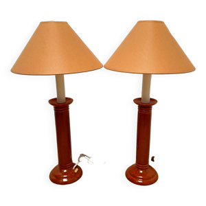 Paire de lampes Kostka