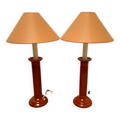 Paire de lampes Kostka