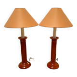 Paire de lampes Kostka