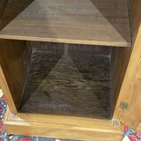 English bedside in satin wood from the 1930s