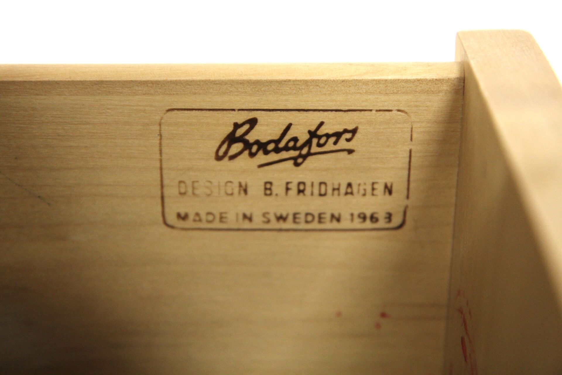Scandinavian library by Bertil Fridhagen for Bodafors Sweden 1960