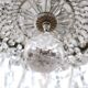 Chandeliers With Large Crystal Drops, Italy, Early 20th Century
