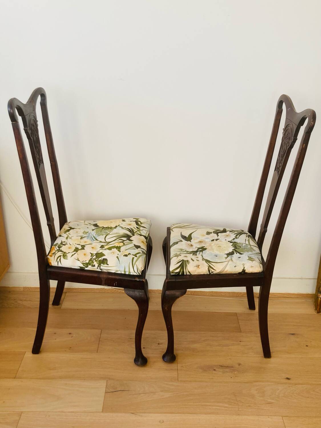 Set of 2 Art Nouveau chairs