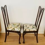 Set of 2 Art Nouveau chairs