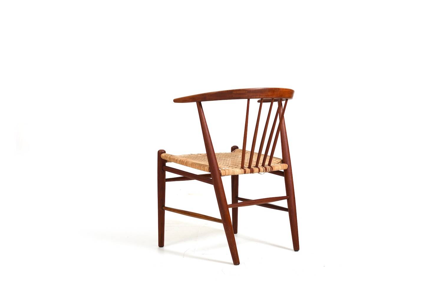Illum Wikkelsø for N. Eilersen rare Side Chair "24GT" in Teak