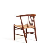 Illum Wikkelsø for N. Eilersen rare Side Chair "24GT" in Teak