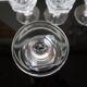 Set of 6 old white wine glasses in Sèvres Crystal Arezzo Model