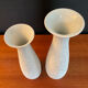 Pair of Op Art vases KPM Germany porcelain from the 1960s.