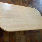 Travertine coffee table