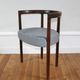 Scandinavian bridge chair in rosewood by Ole Gjerlov-Knudsen, 1960
