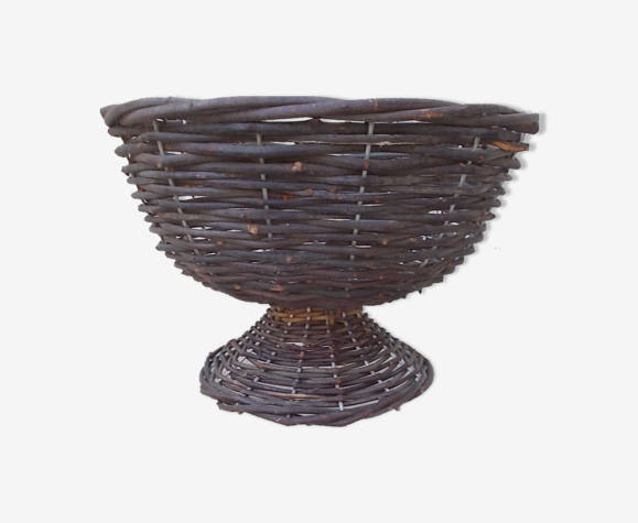 Corbeille en osier pied douche