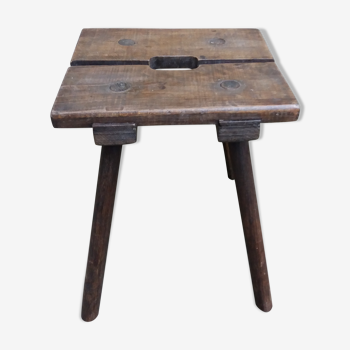 Tabouret de traite ancien