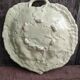 Vintage french majolica serving bowl for grapes