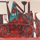Sérigraphie d´Erich Husemann, 1971